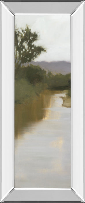 River Journey By Megan Lightell - Framed Print Wall Art - Green