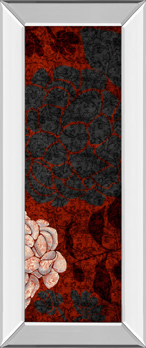 Eliose By Elizabeth Medley - Mirror Framed Print Wall Art - Red