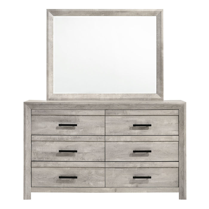 Ellen - Dresser & Mirror Set White