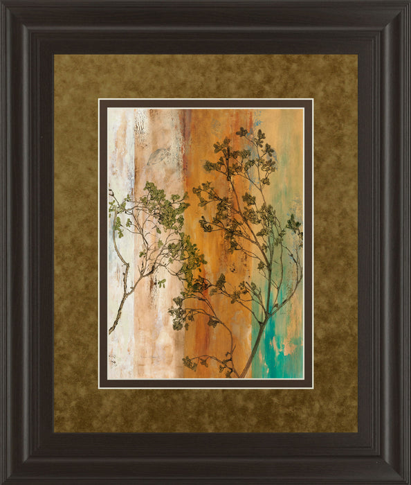 Spring Branch Il By Norm Olson - Framed Print Wall Art - Dark Brown