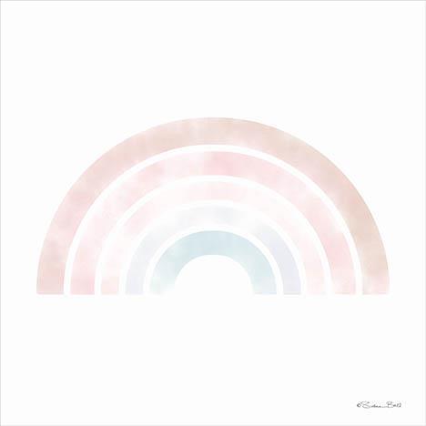 Watercolor Rainbow By Susan Ball (Small) - Red