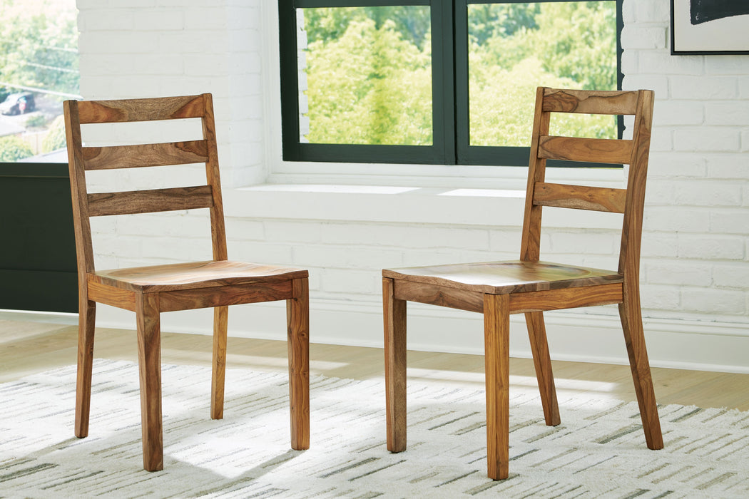 Dressonni - Brown - Dining Room Side Chair (Set of 2)
