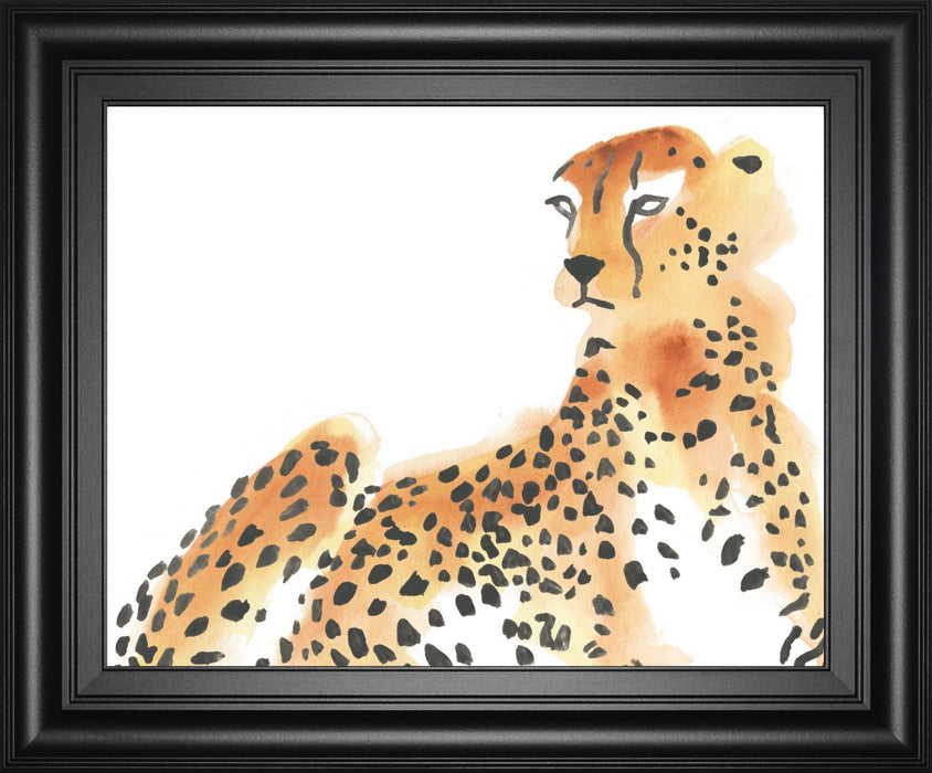 22x26 Majestic Cheetah I By June Erica Vess - Orange