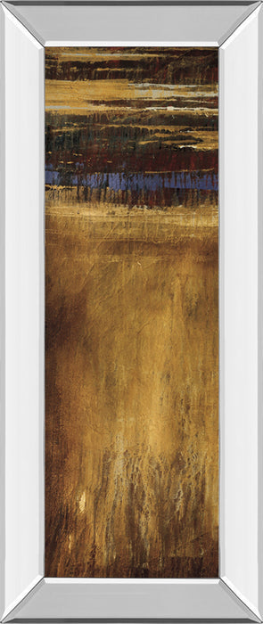 Eruption Pompe I By Jardine - Framed Print Wall Art Mirror - Dark Brown