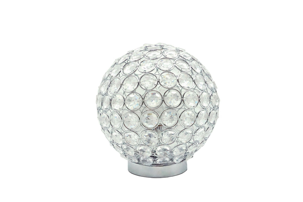 Crystal Globe - Table Lamp (Set of 2) - Gray