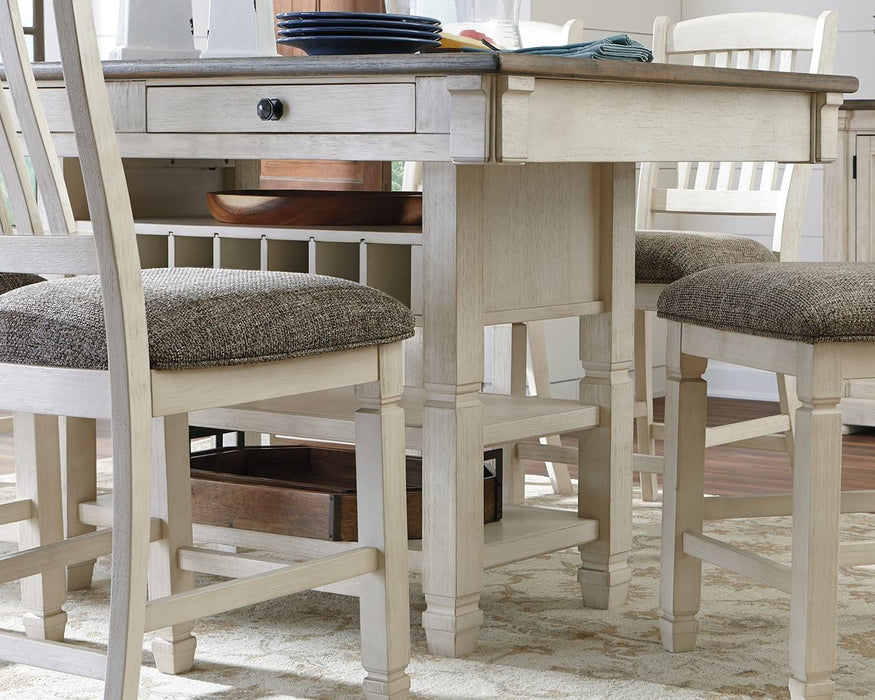 Bolanburg - Beige - Rect Dining Room Counter Table