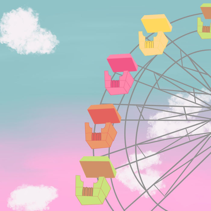 Ferris Wheel By Ashley Singleton - Pink