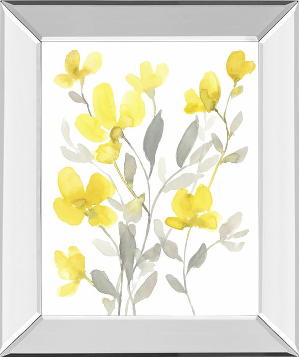 Yellow & Grey Garden I By Jennifer Goldberger - Yellow