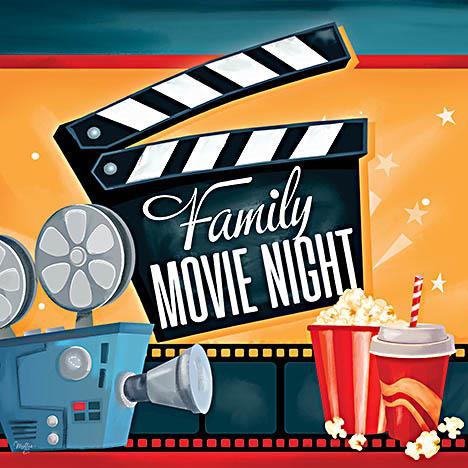 Family Movie Night By Mollie B. (Small) - Blue