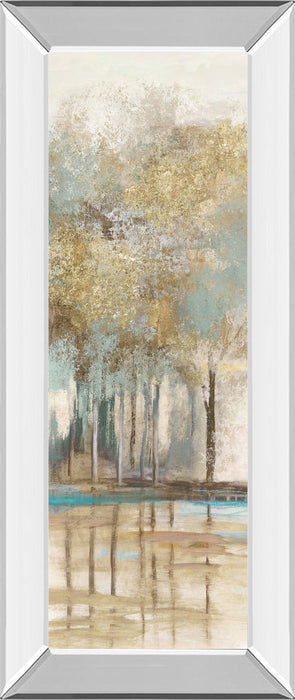 Woodlot II By Allison Pearce - Mirrored Frame Wall Art - Light Brown