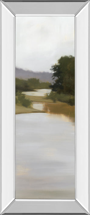 River Journey By Megan Lightell - Mirror Framed Print Wall Art - Green