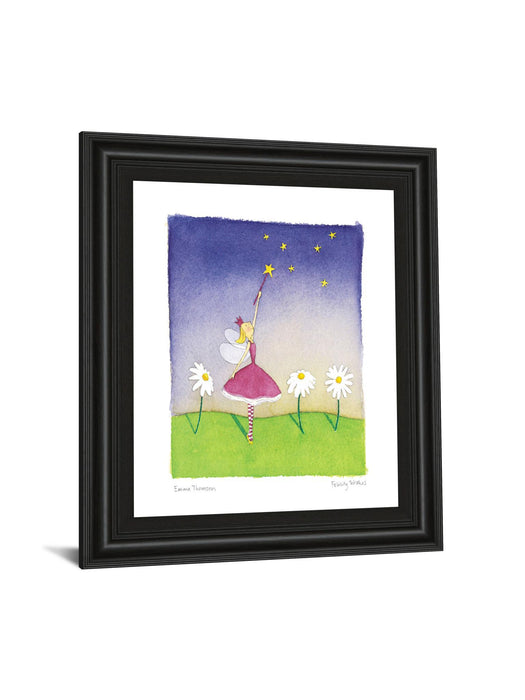 Felicity Wishes I By Emma Thomson - Framed Print Wall Art - Pink
