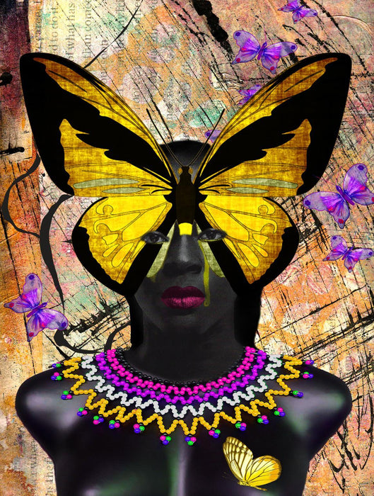 Framed - Transformation By Yvonne Coleman Burney - Yellow