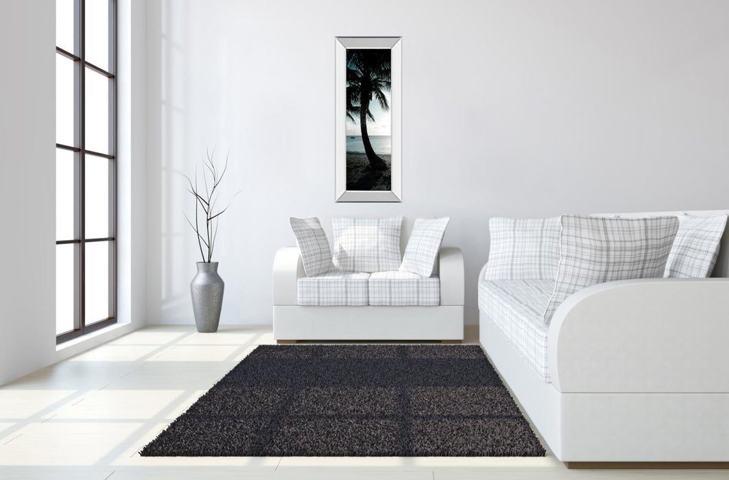 Cool Bimini Palms Il By Susan Bryant - Mirror Framed Print Wall Art - Black