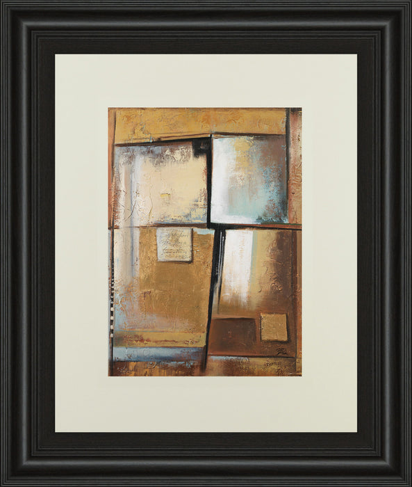 Abstract I By Patricia Pinto - Framed Print Wall Art - Dark Brown