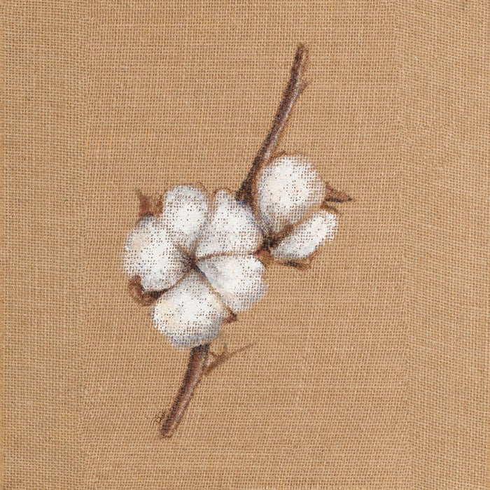 Cotton Branch II By Patricia Pinto (Framed) (Small) - Light Brown