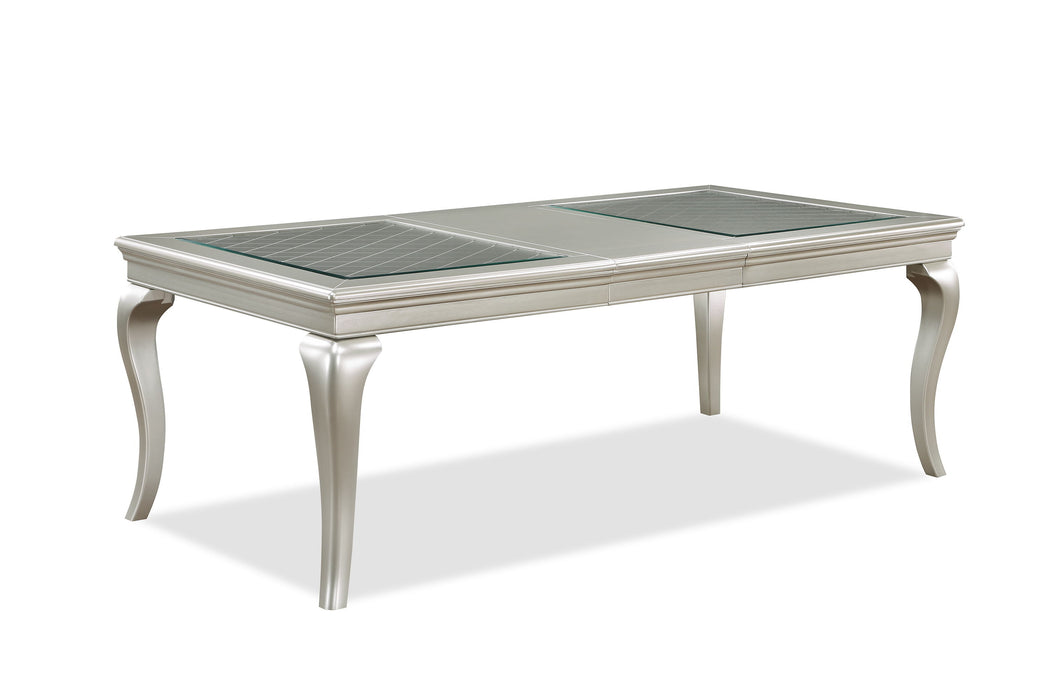 Caldwell - Dining Table (18 Leaf) - Silver