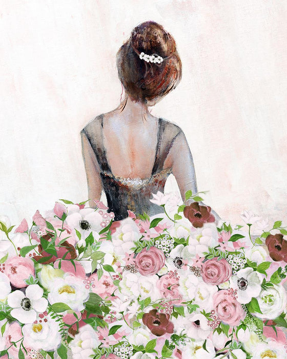 Floral Contemplation I By Tava Studios (Framed) - Pink